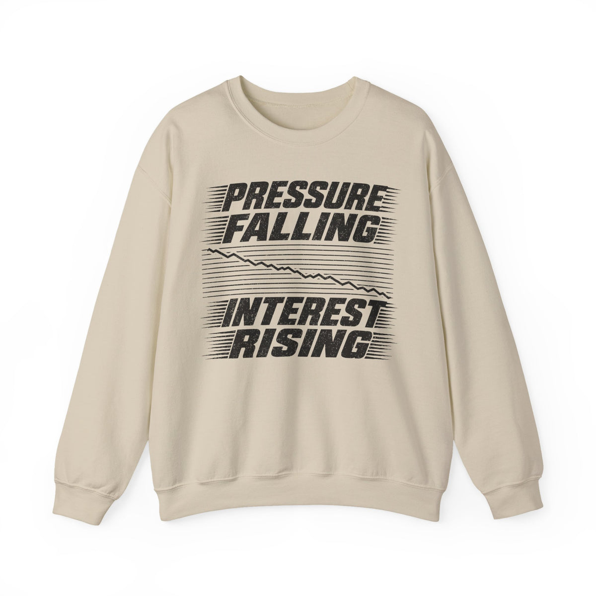 Pressure Falling Interest Rising Crewneck