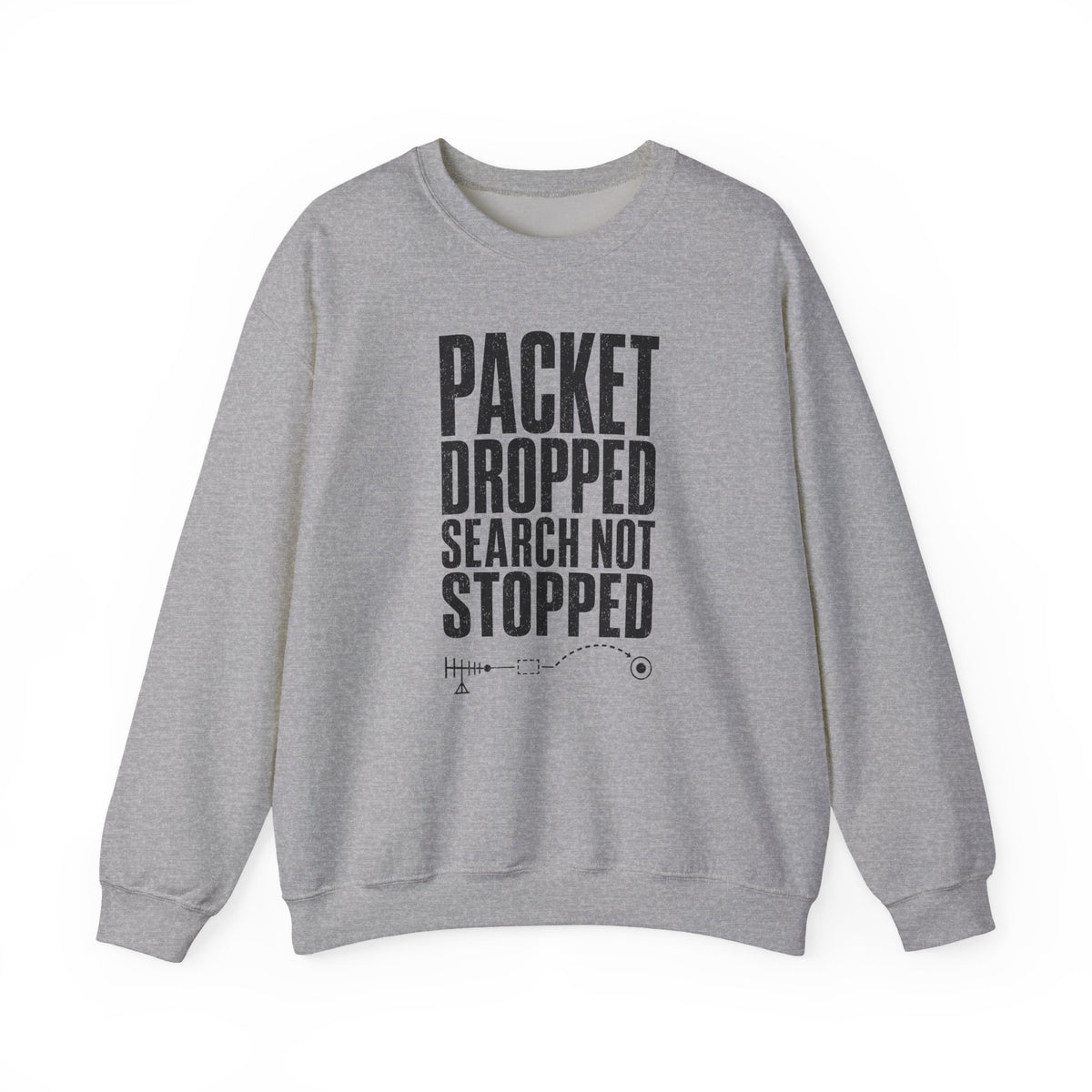 Packet Dropped Search Not Stopped Crewneck