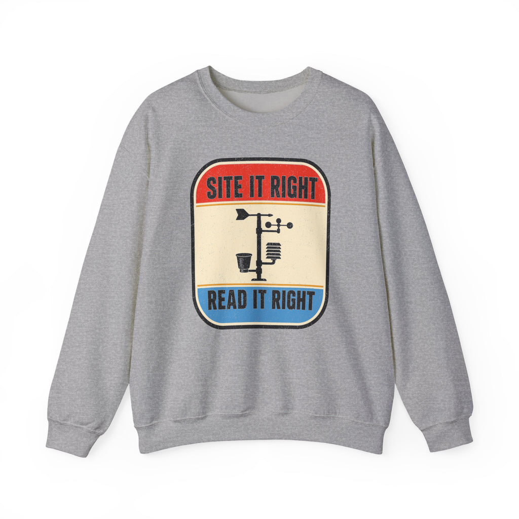 Site It Right Read It Right Crewneck
