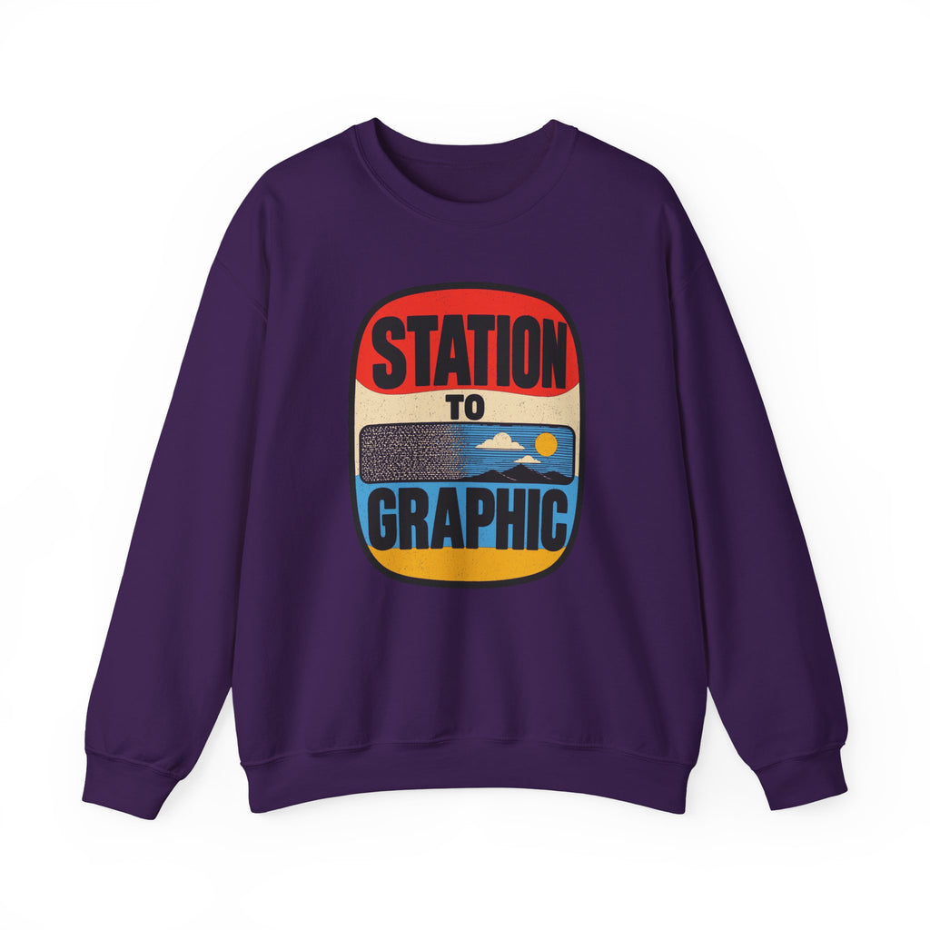 Station to Graphic Crewneck