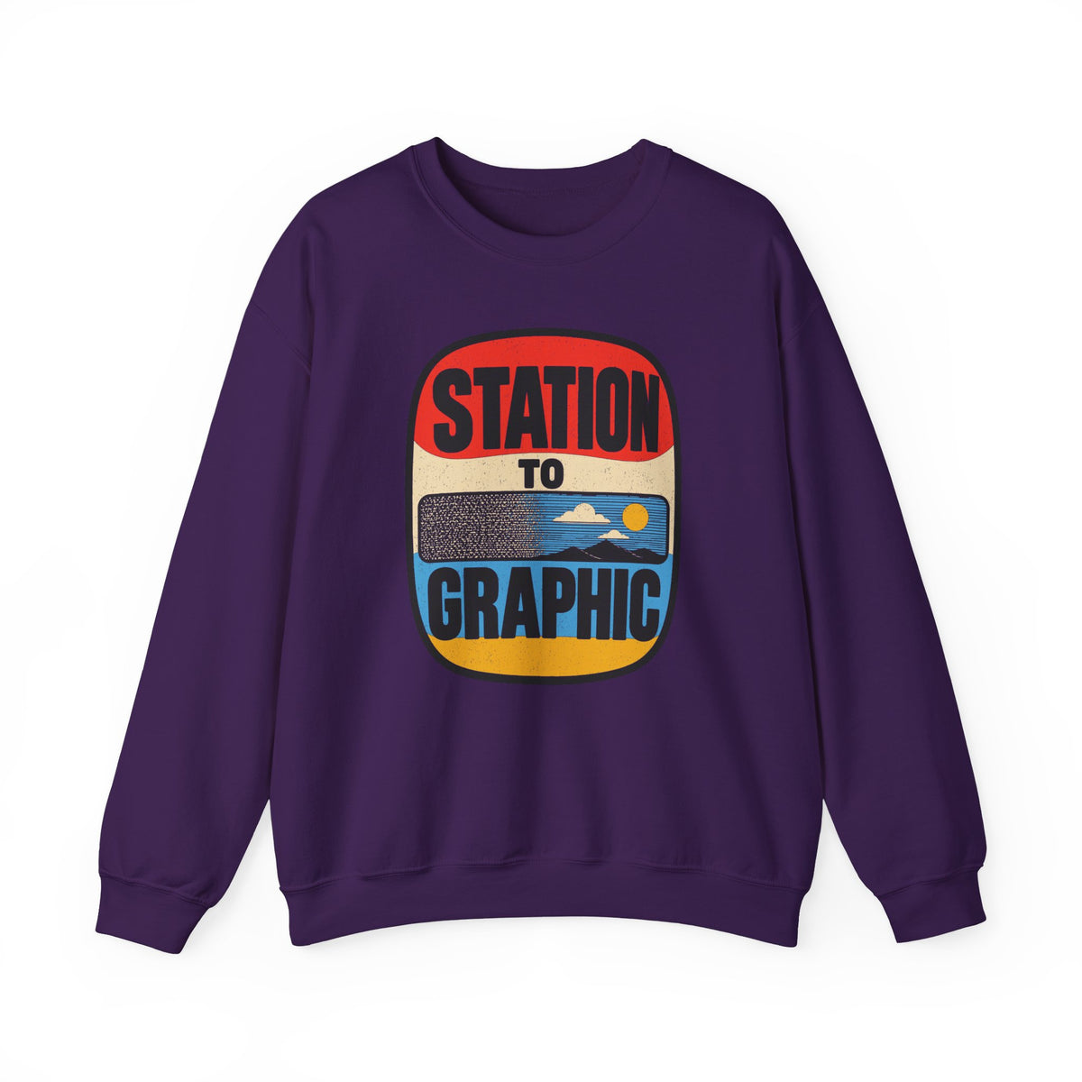 Station to Graphic Crewneck