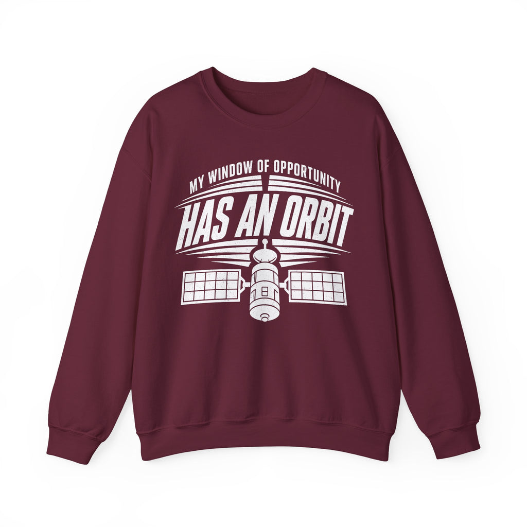 My Window of Opportunity Has an Orbit Crewneck