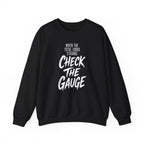 When the Total Looks Strange Check the Gauge Crewneck