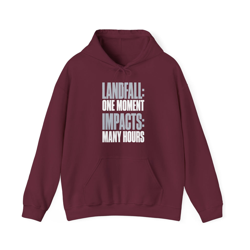 Landfall: One Moment Impacts: Many Hours Hoodie