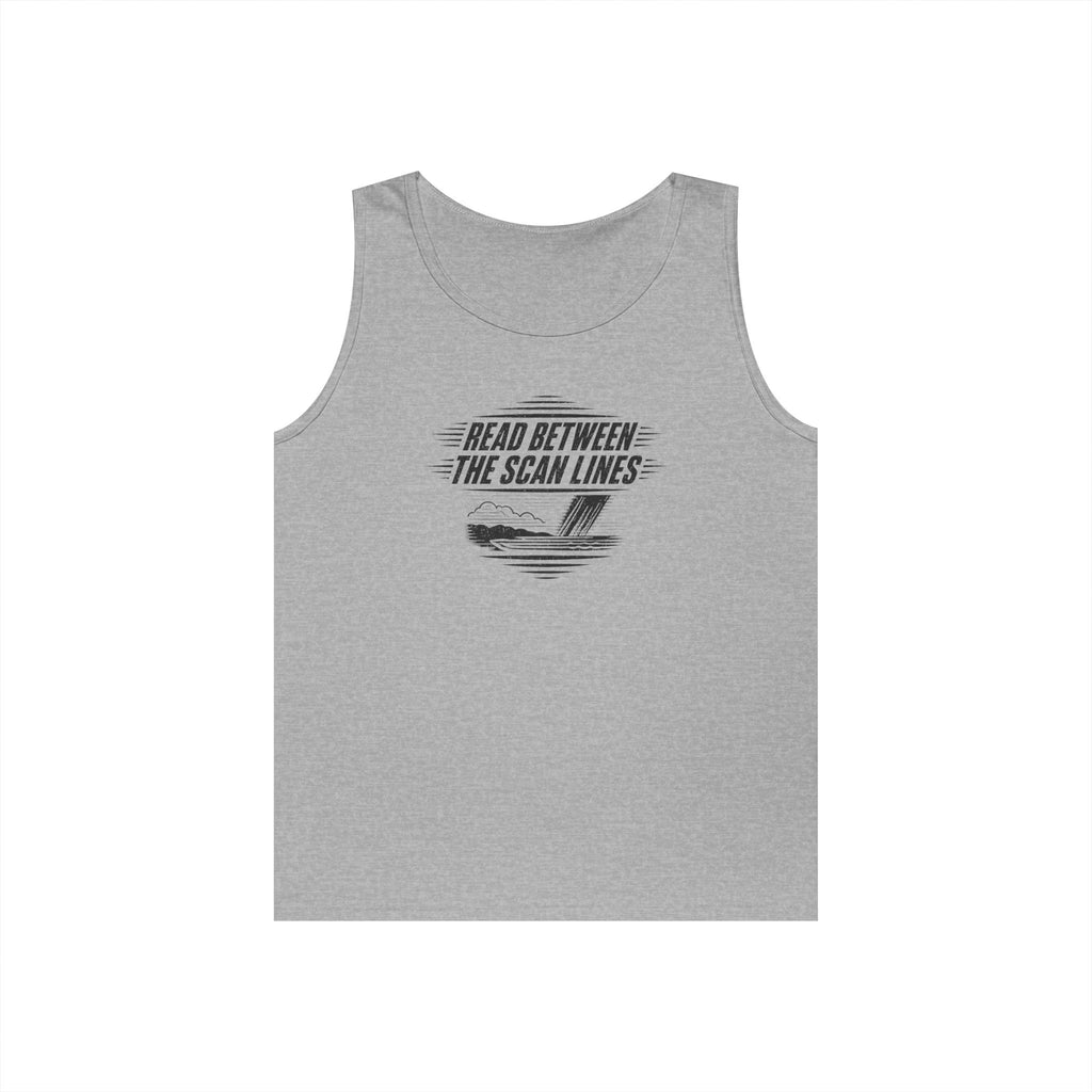 Read Between the Scan Lines Tank Top