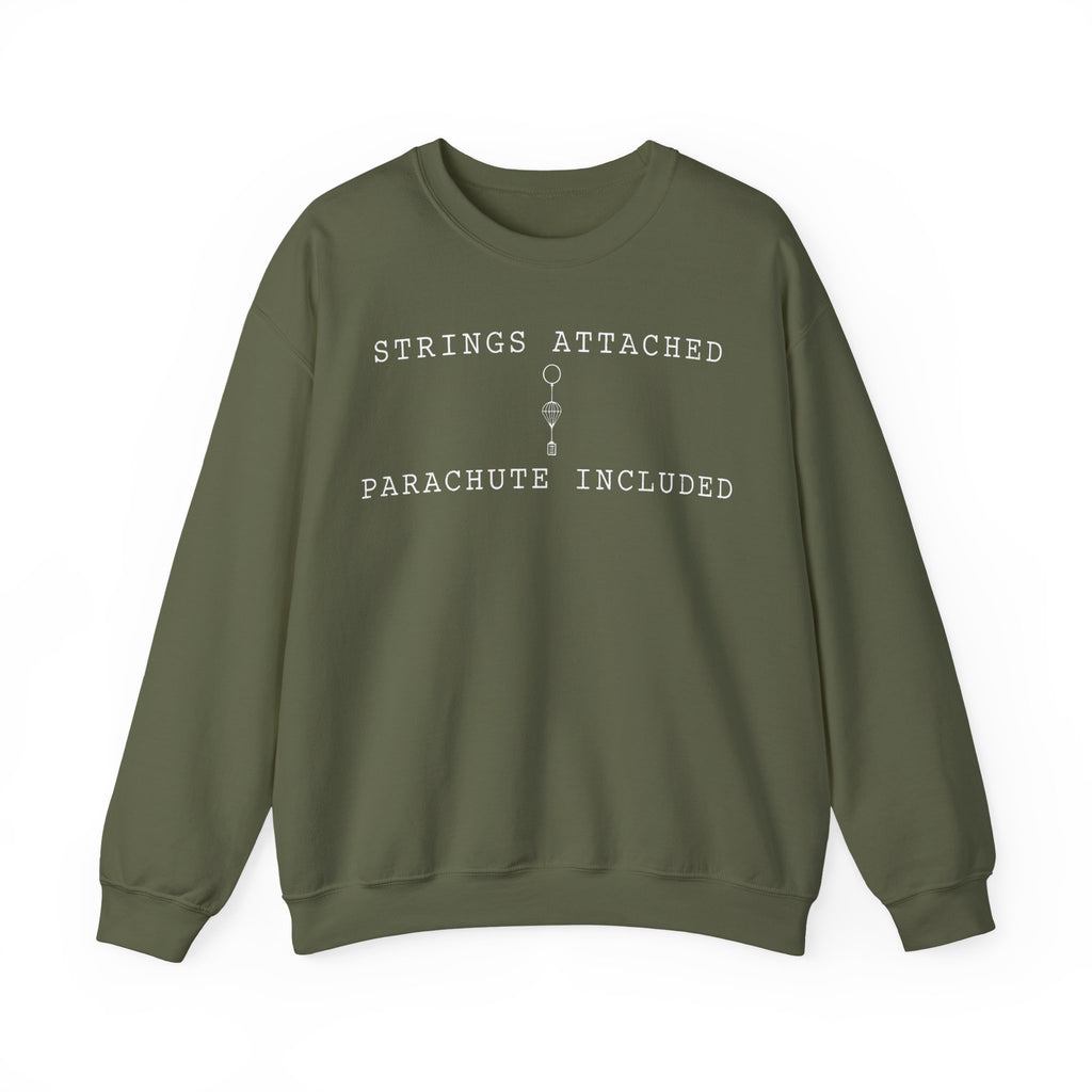 Strings Attached Parachute Included Crewneck