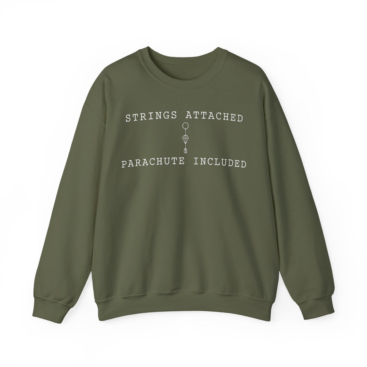 Strings Attached Parachute Included Crewneck