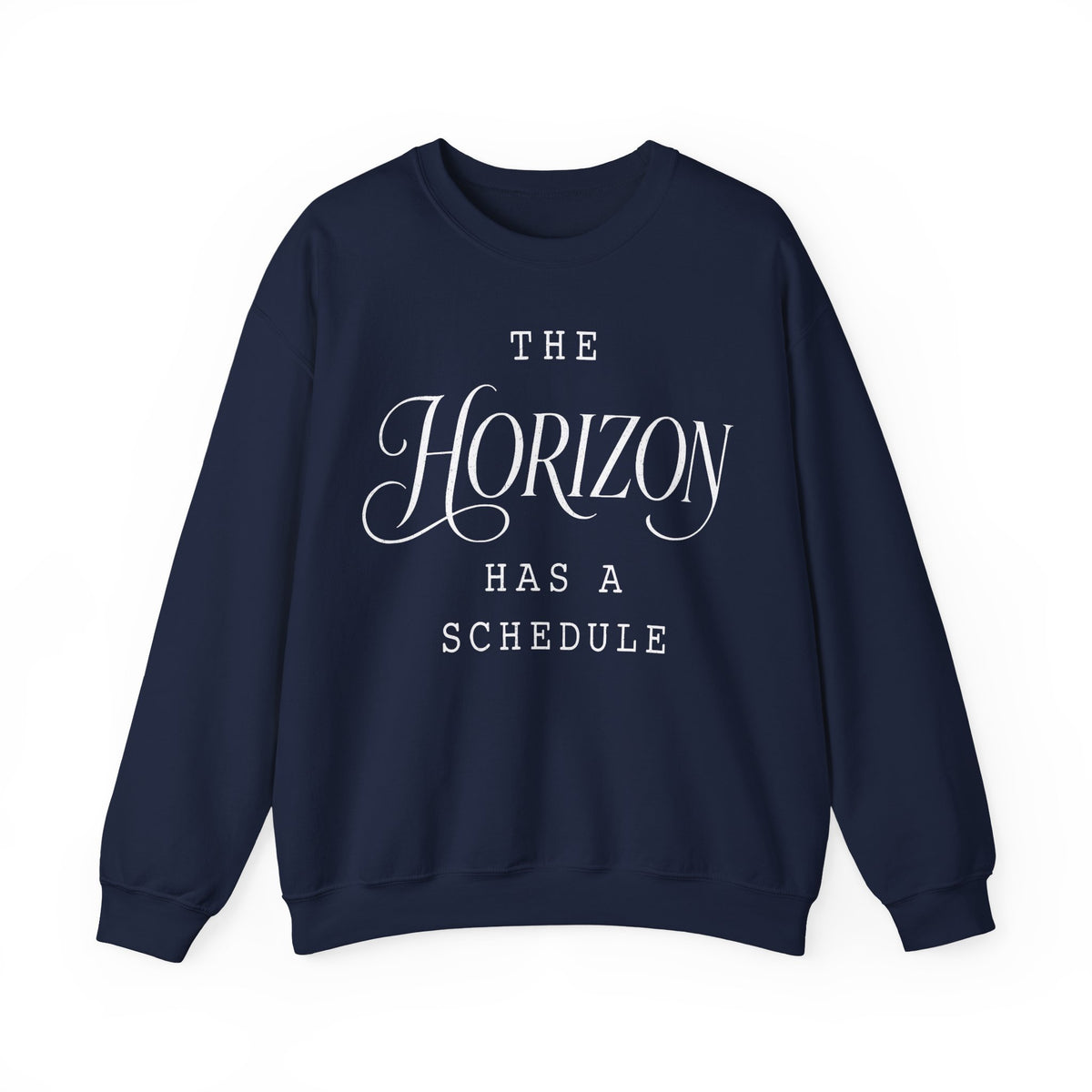 The Horizon Has a Schedule Crewneck