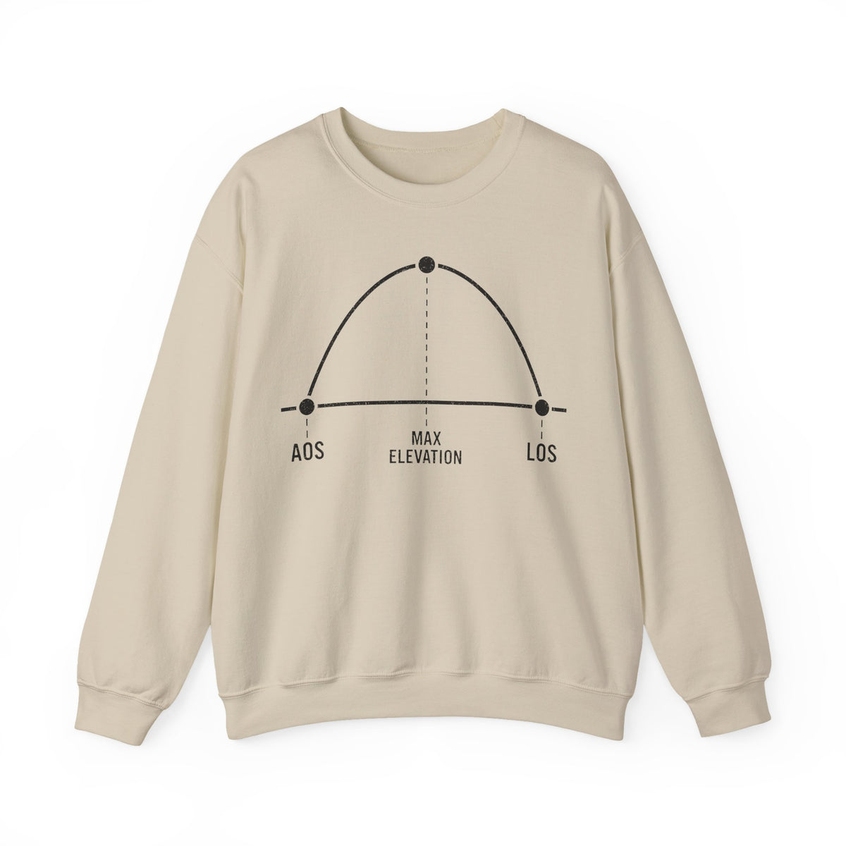 AOS Maximum Elevation LOS Crewneck