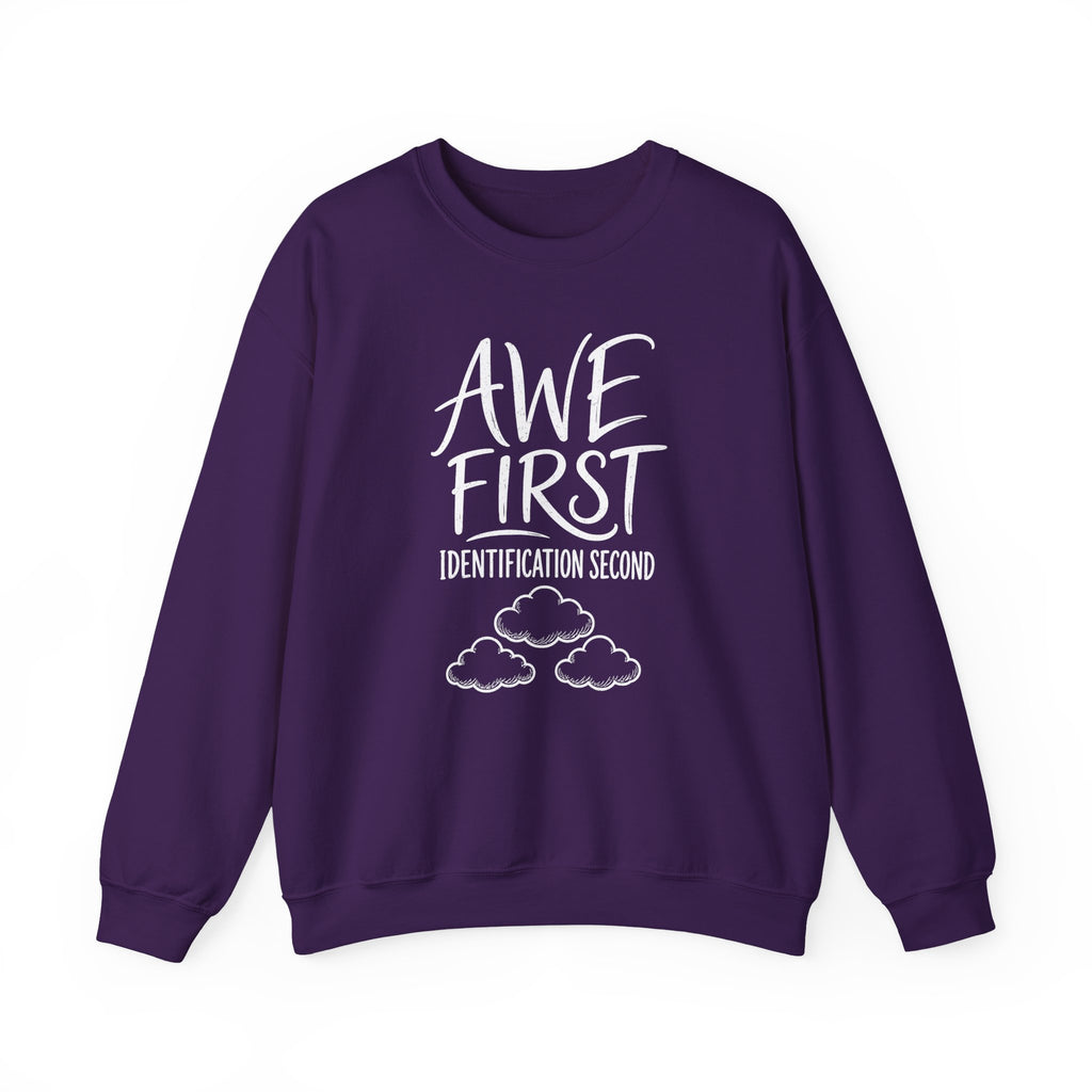Awe First Identification Second Crewneck