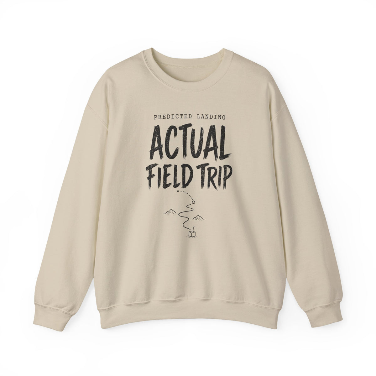 Predicted Landing Actual Field Trip Crewneck