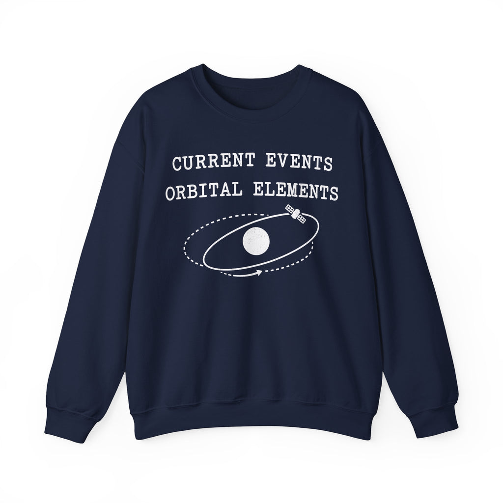 Current Events Orbital Elements Crewneck