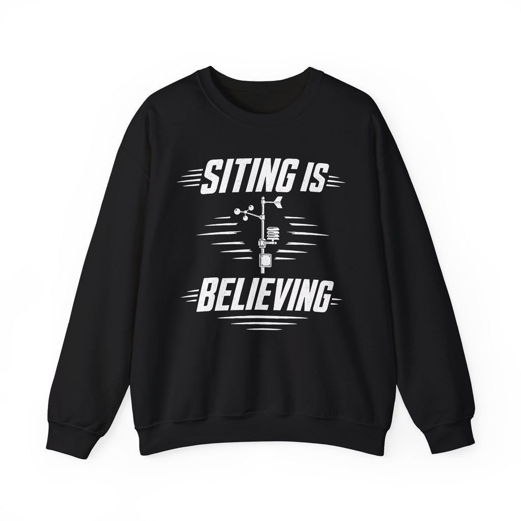Siting Is Believing Crewneck