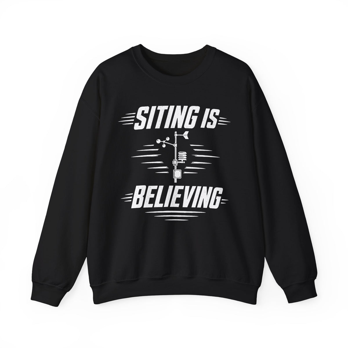 Siting Is Believing Crewneck