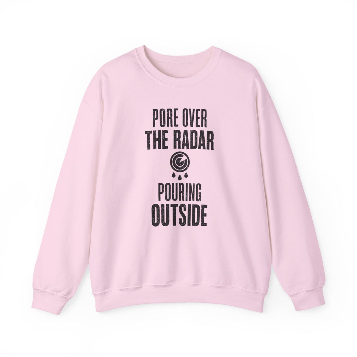 Pore over the Radar Pouring Outside Crewneck