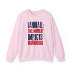 Landfall: One Moment Impacts: Many Hours Crewneck