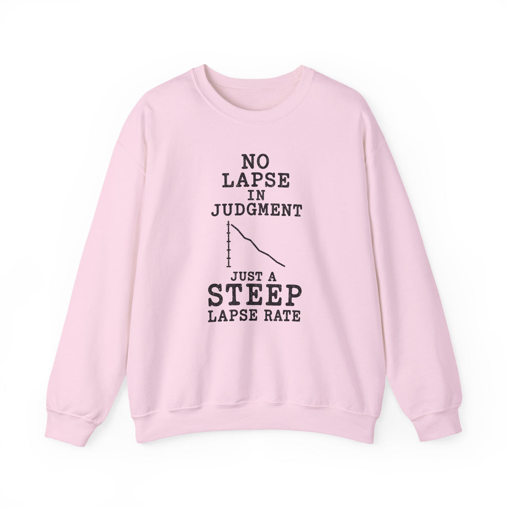 No Lapse in Judgment Just a Steep Lapse Rate Crewneck