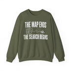 The Map Ends, the Search Begins Crewneck