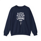 A Little Up in the Air About the Landing Crewneck