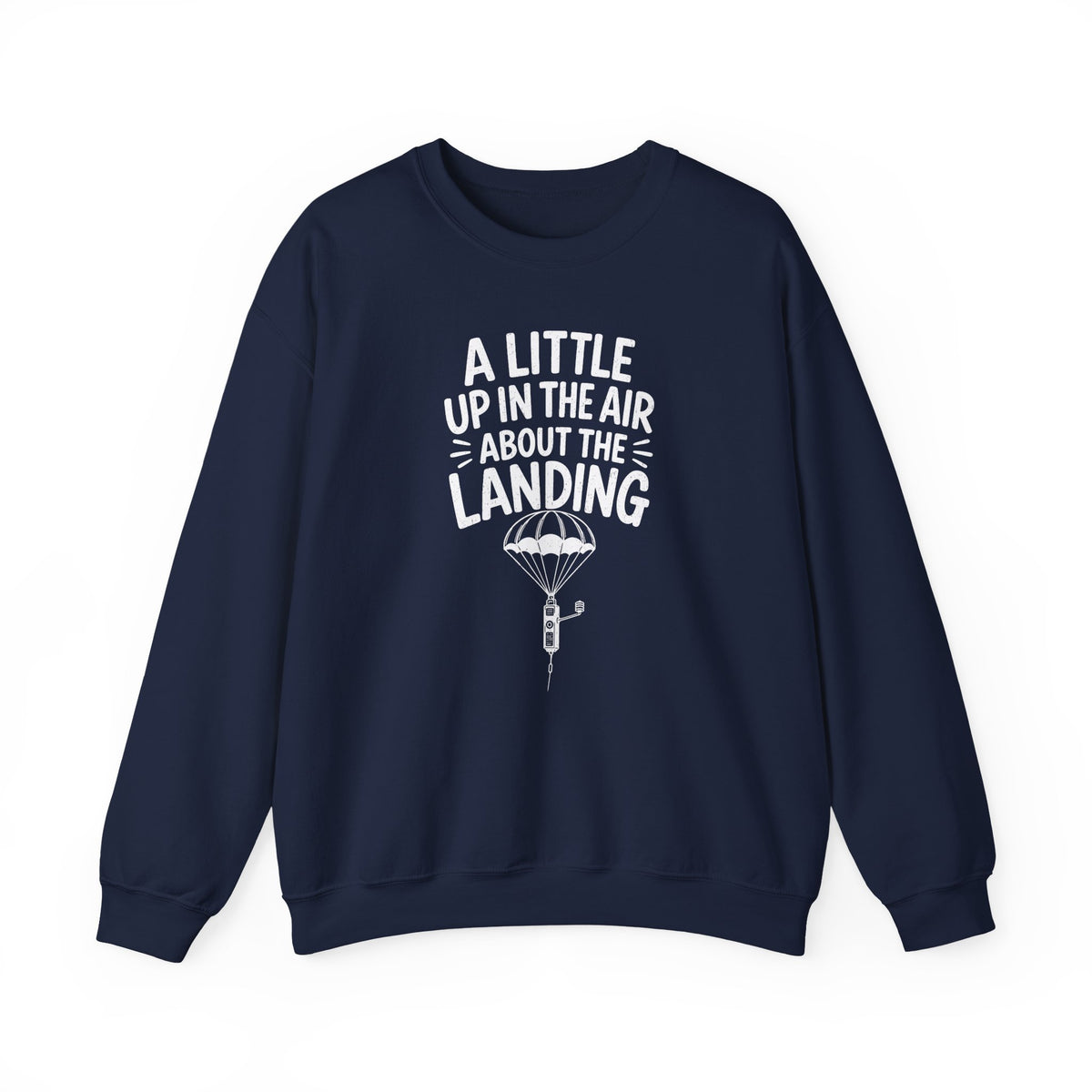 A Little Up in the Air About the Landing Crewneck