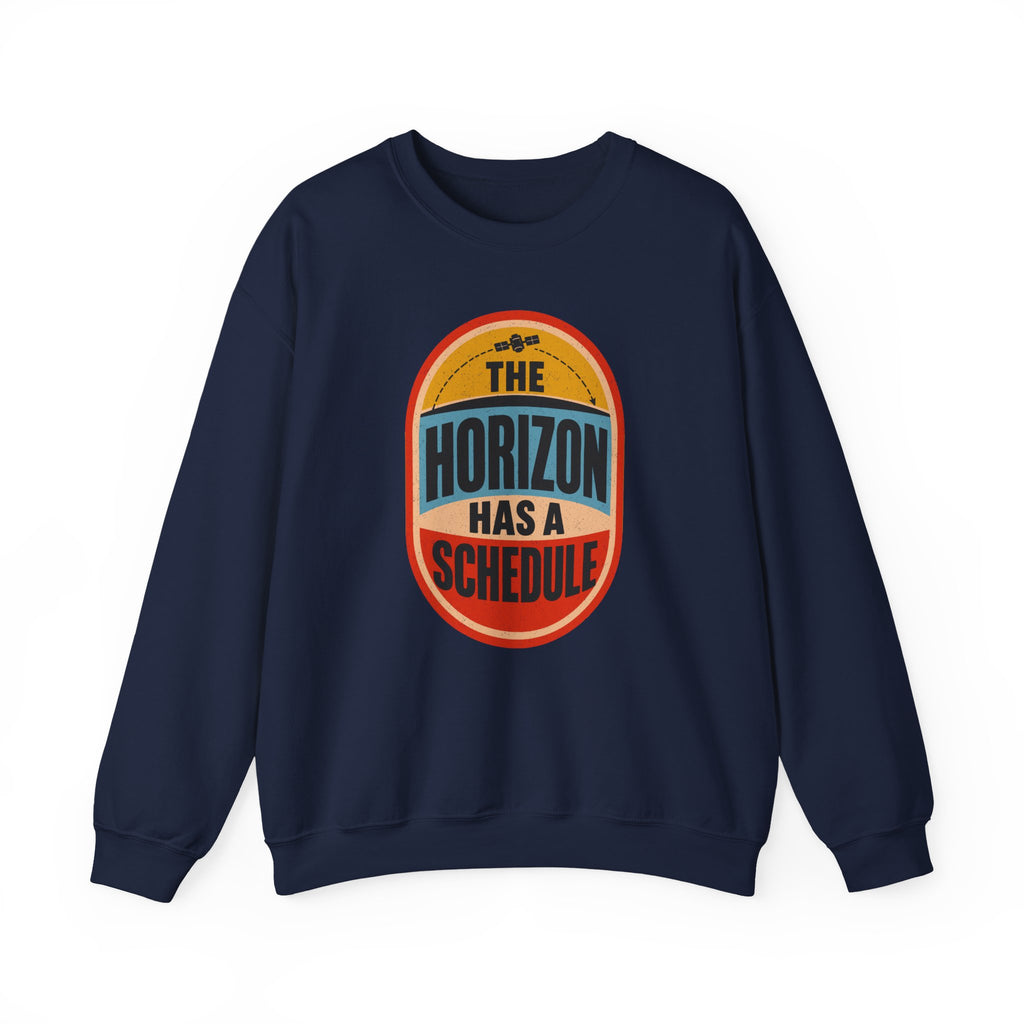 The Horizon Has a Schedule Crewneck