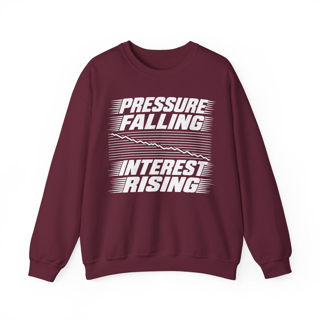 Pressure Falling Interest Rising Crewneck