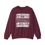 Pressure Falling Interest Rising Crewneck