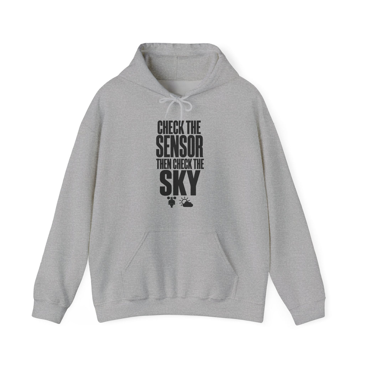 Check the Sensor Then Check the Sky Hoodie