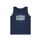 Site with Care Then Compare Tank Top