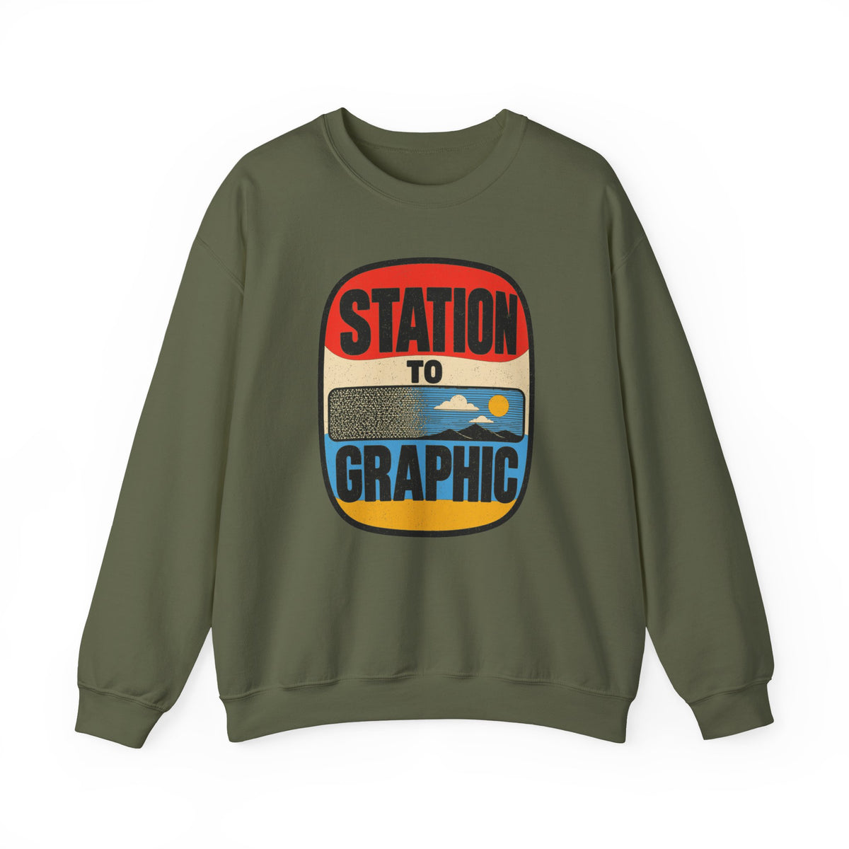 Station to Graphic Crewneck