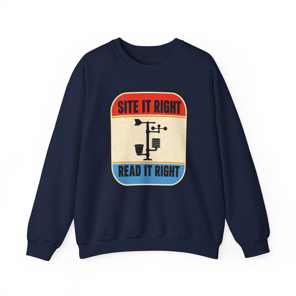 Site It Right Read It Right Crewneck