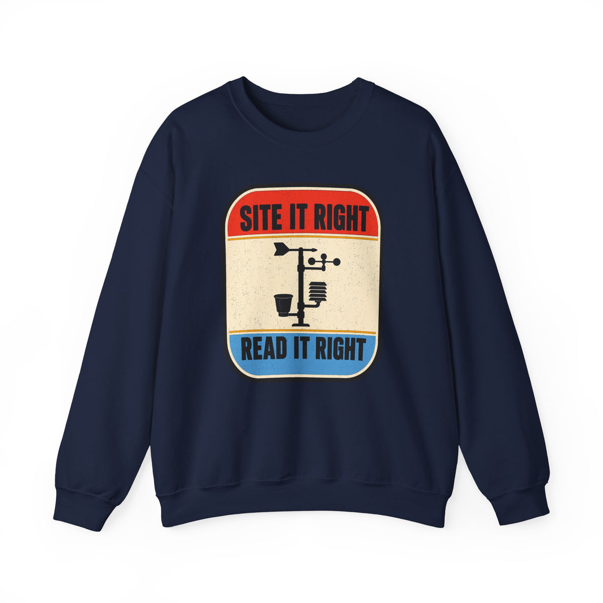 Site It Right Read It Right Crewneck