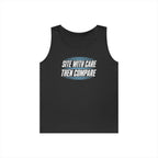 Site with Care Then Compare Tank Top