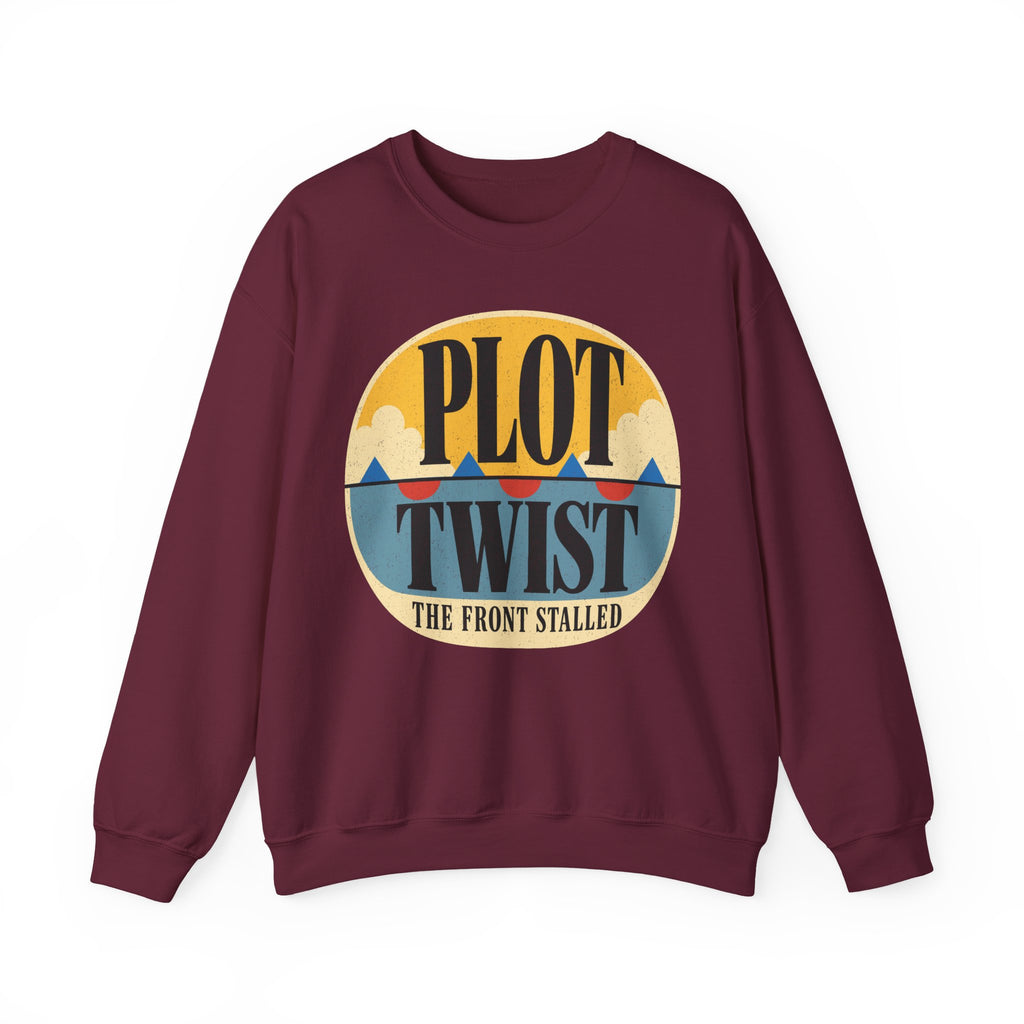 Plot Twist, the Front Stalled Crewneck