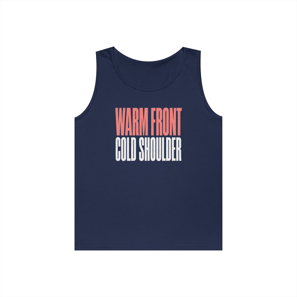 Warm Front Cold Shoulder Tank Top
