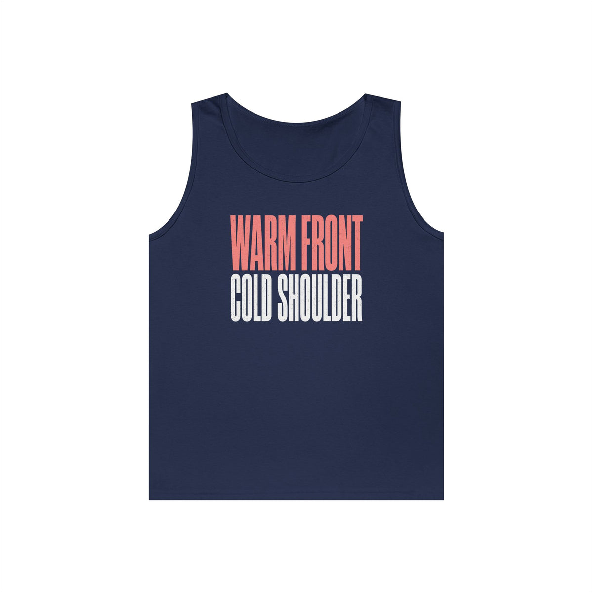 Warm Front Cold Shoulder Tank Top