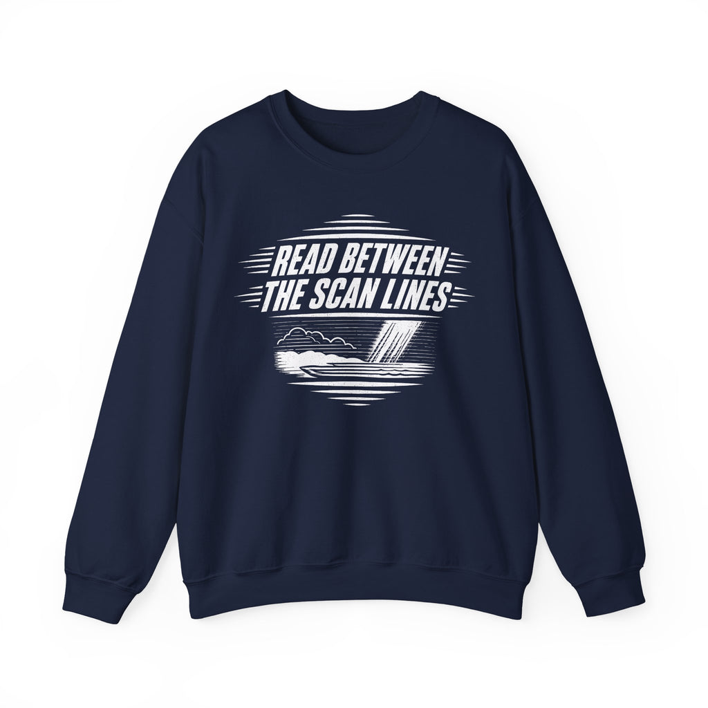 Read Between the Scan Lines Crewneck