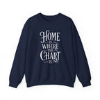 Home Is Where the Chart Is Crewneck