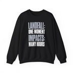 Landfall: One Moment Impacts: Many Hours Crewneck