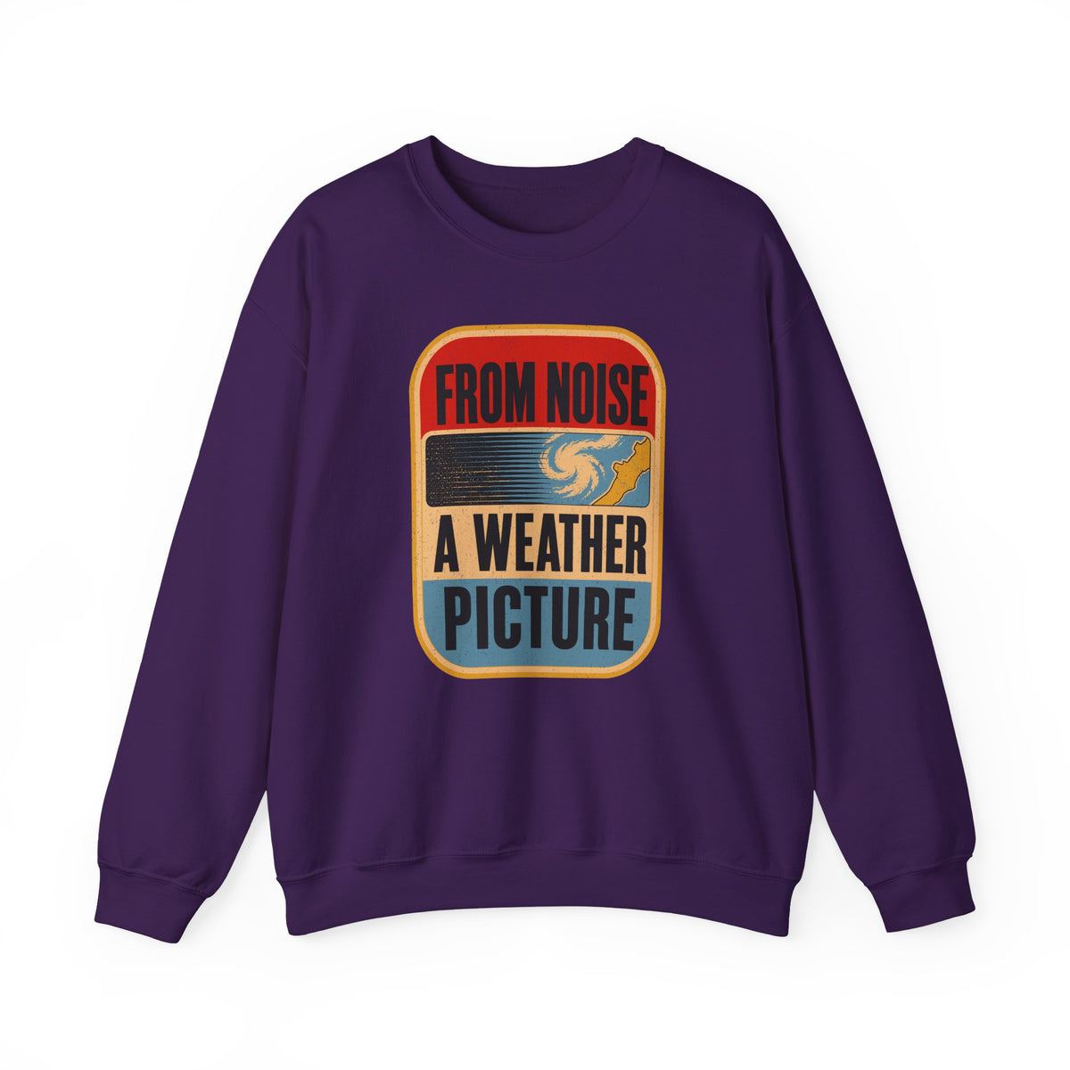 From Noise, a Weather Picture Crewneck