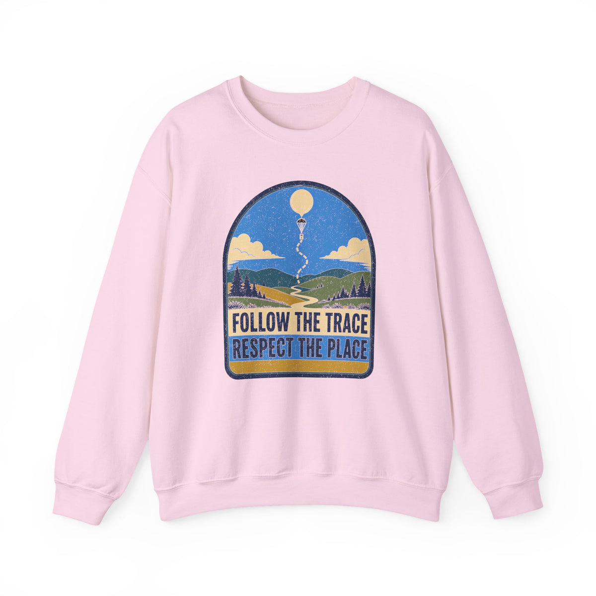 Follow the Trace Respect the Place Crewneck