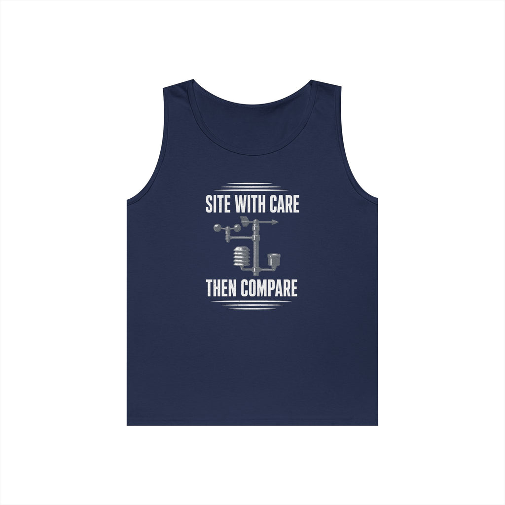 Site with Care Then Compare Tank Top