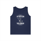 Site with Care Then Compare Tank Top