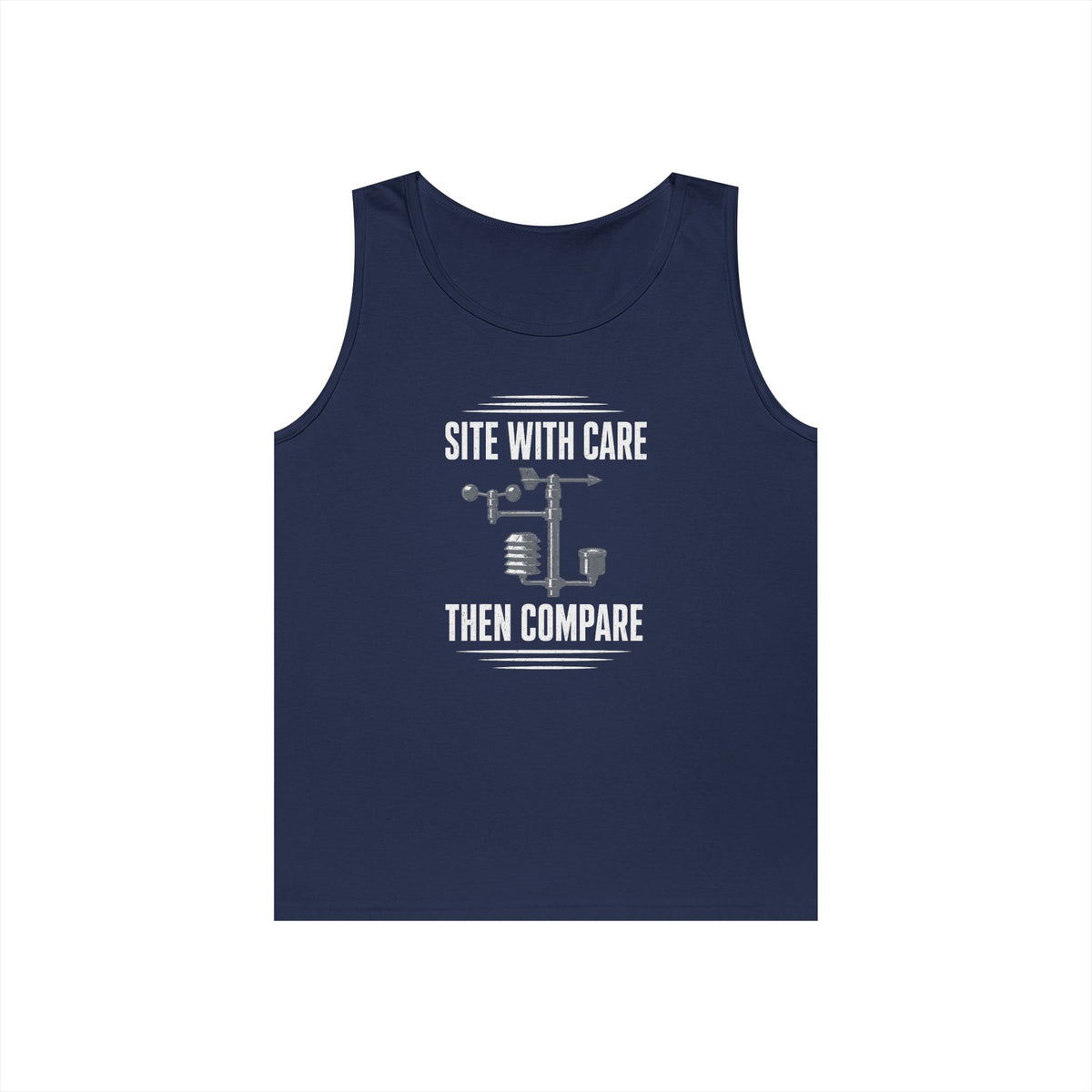 Site with Care Then Compare Tank Top