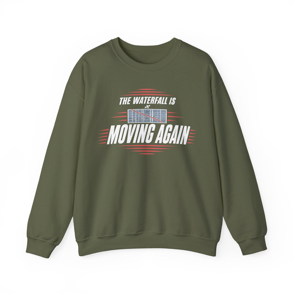 The Waterfall Is Moving Again Crewneck