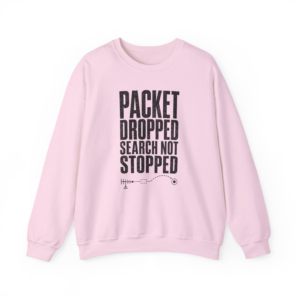 Packet Dropped Search Not Stopped Crewneck