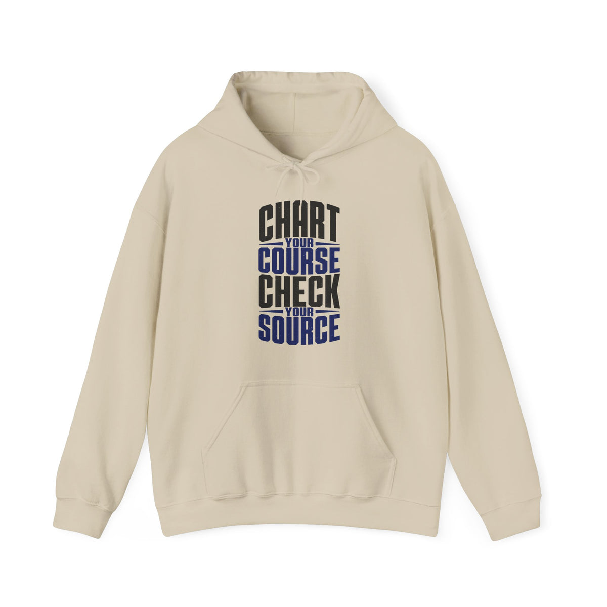 Chart Your Course Check Your Source Hoodie