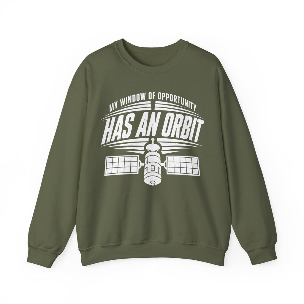 My Window of Opportunity Has an Orbit Crewneck
