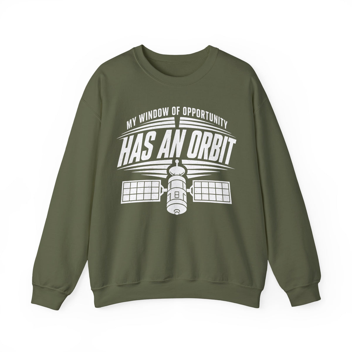My Window of Opportunity Has an Orbit Crewneck