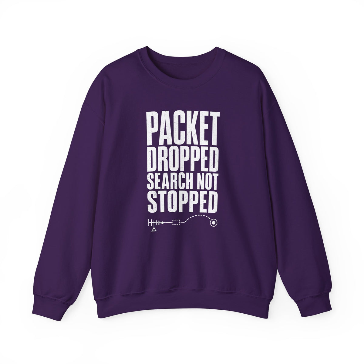 Packet Dropped Search Not Stopped Crewneck